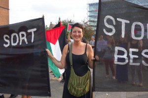 28.7.2014 Stop krigen mod Gaza. Rådhuspladsen