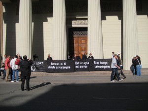 15.5.2009 Solidaritet med de irakiske asylansøgere. Domkirken