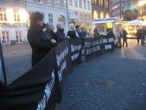 20.11.2012 Tænd et lys for Gaza. Kultorvet